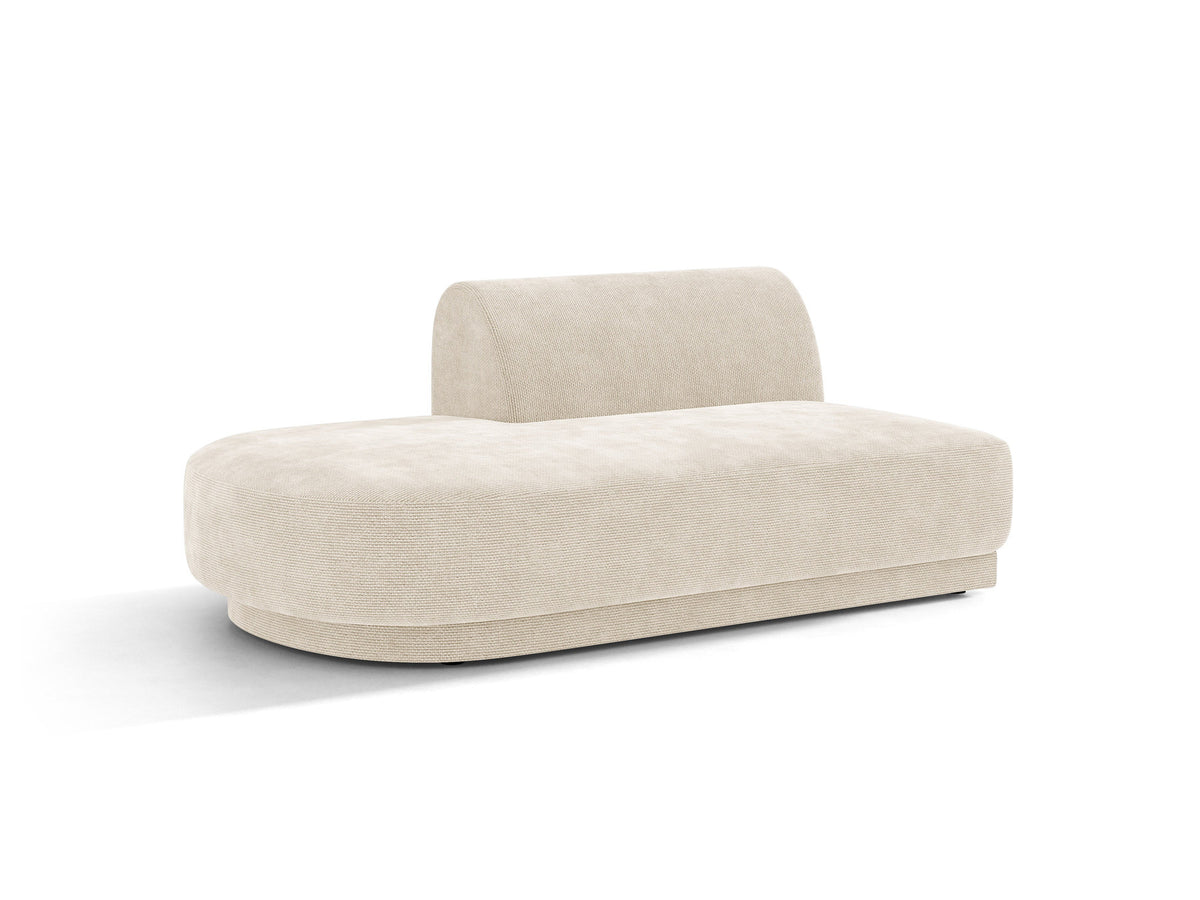 Miley Sitting Module Open links 2 Sitzer in Ivory-Eden präsentiert im Onlineshop von KAQTU Design AG. Modulares Sofa ist von Micadoni