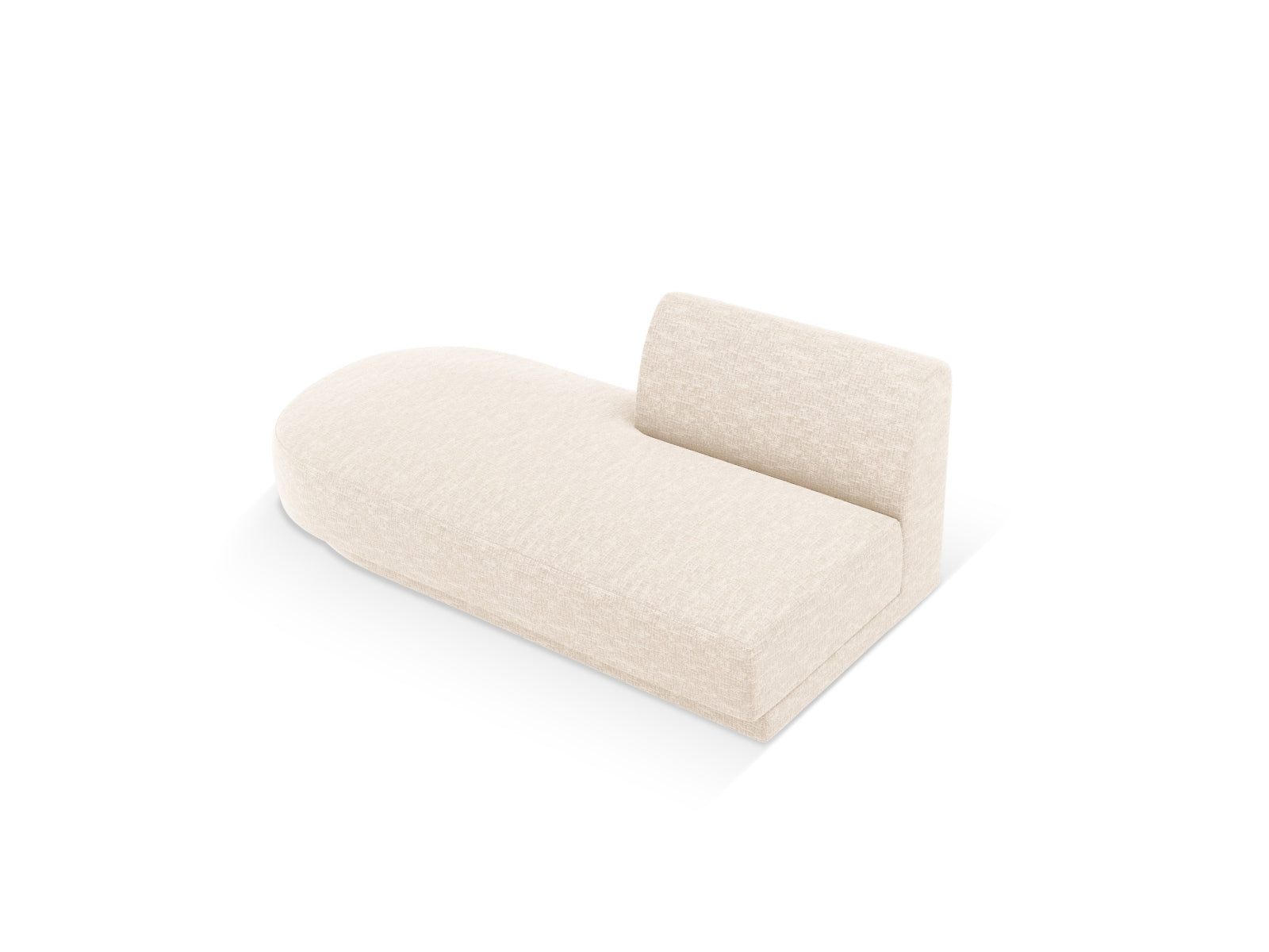 Modernes Miley Sitting Module mit offener Linksecke, 2-Sitzer in Ivory-Eden, perfekt für kreative Raumgestaltungen und gemütliche Sitzgelegenheiten.