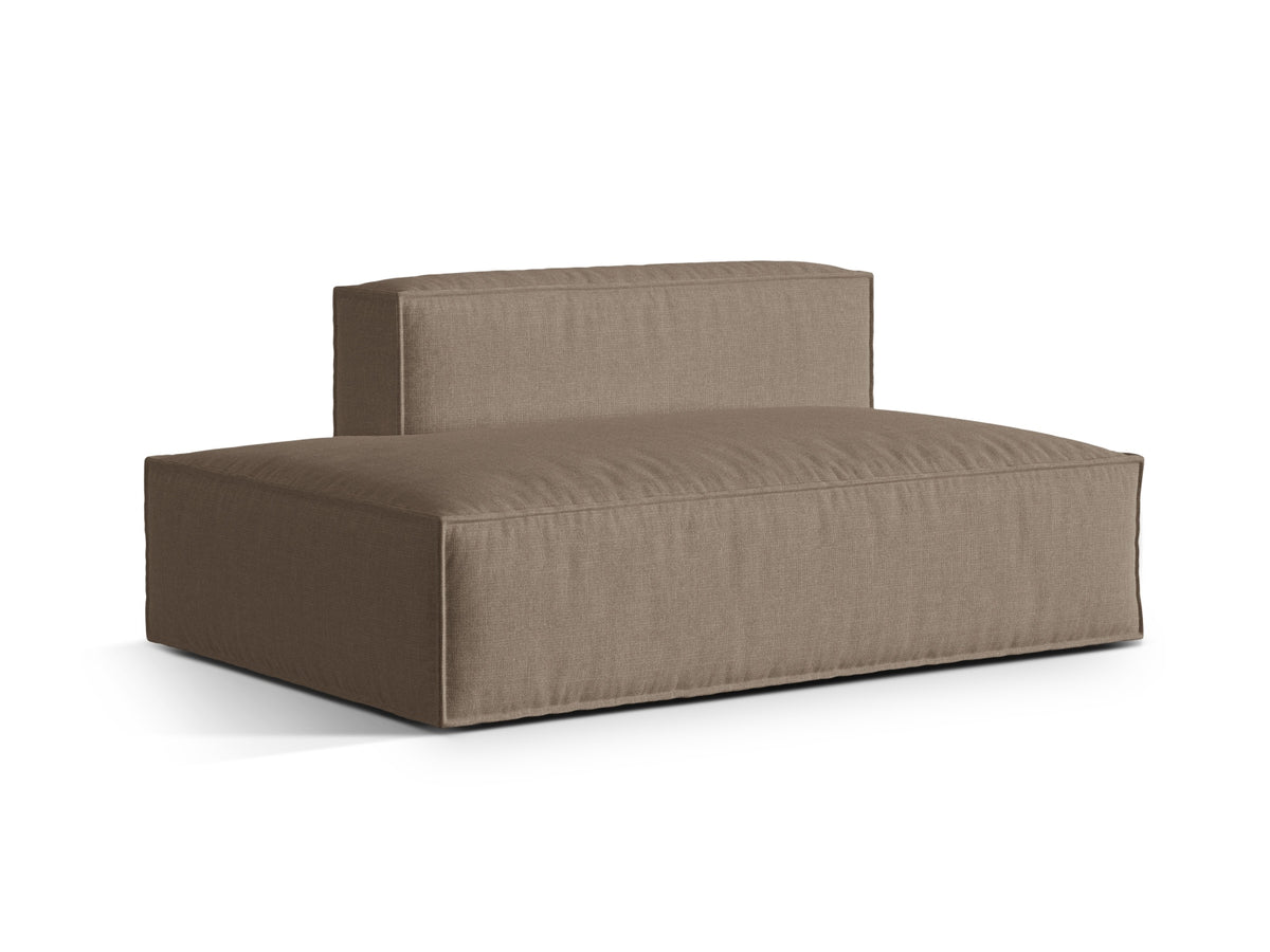 3-Sitzer Modulares Sofa links Nuria in Cappuccino-Liberty präsentiert im Onlineshop von KAQTU Design AG. 3er Sofa ist von Micadoni