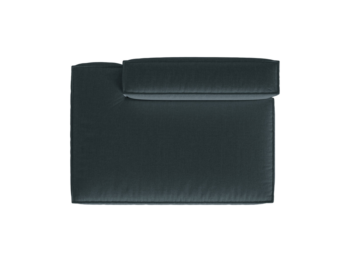 3-Sitzer Modulares Sofa links Nuria in Deep Petrol-Liberty präsentiert im Onlineshop von KAQTU Design AG. 3er Sofa ist von Micadoni