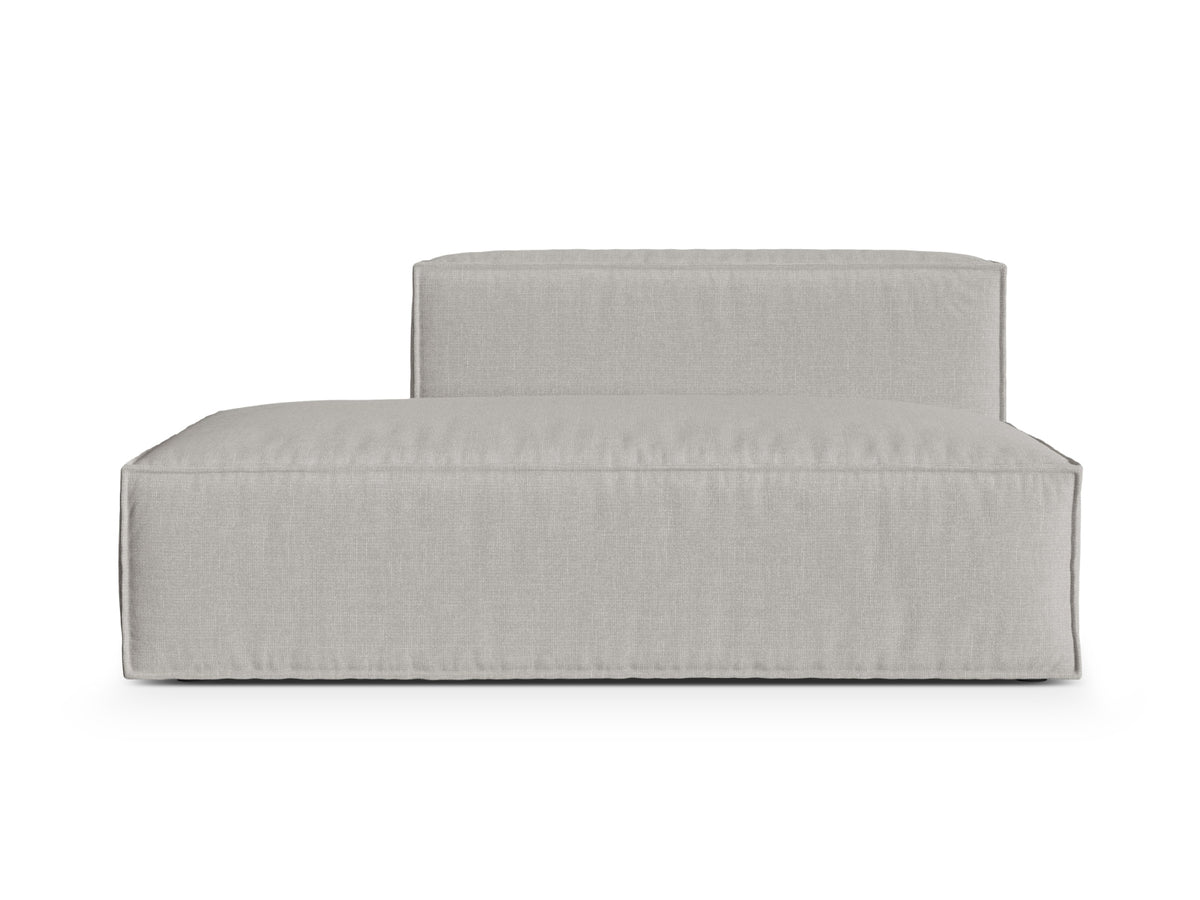3-Sitzer Modulares Sofa links Nuria in Light Grey-Liberty präsentiert im Onlineshop von KAQTU Design AG. 3er Sofa ist von Micadoni