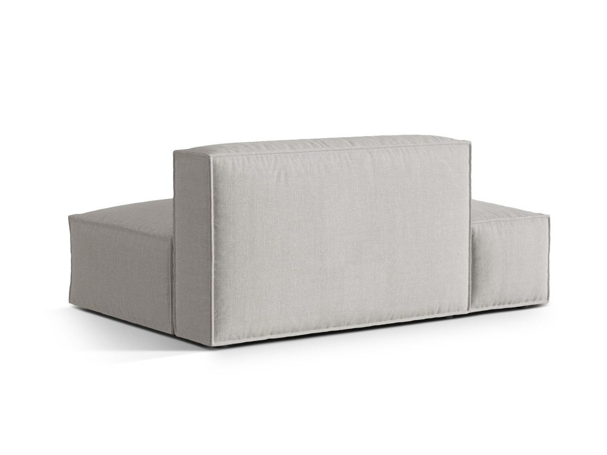 3-Sitzer Modulares Sofa links Nuria in Light Grey-Liberty präsentiert im Onlineshop von KAQTU Design AG. 3er Sofa ist von Micadoni
