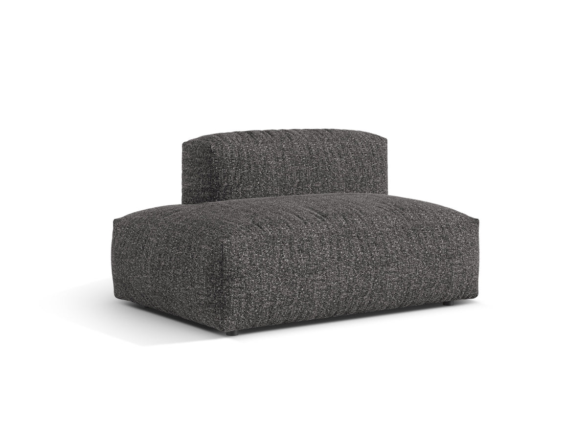 2-Sitzer Sofaelement links Martina in Anthracite-Monet präsentiert im Onlineshop von KAQTU Design AG. Modulares Sofa ist von Micadoni