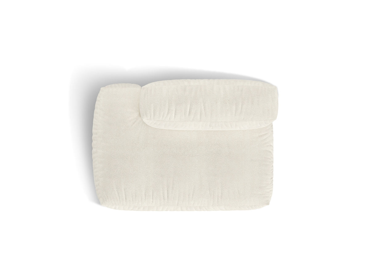 2-Sitzer Sofaelement links Martina in Ivory-Monet präsentiert im Onlineshop von KAQTU Design AG. Modulares Sofa ist von Micadoni