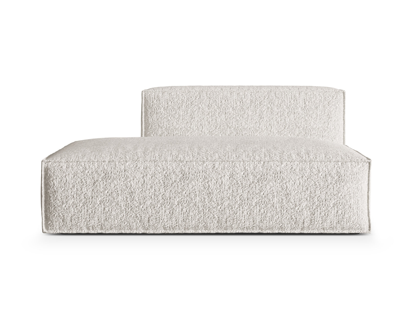 Nuria Boucle Modular Sofa links 3 Sitzer in Grey Beige Melange präsentiert im Onlineshop von KAQTU Design AG. Modulares Sofa ist von Micadoni