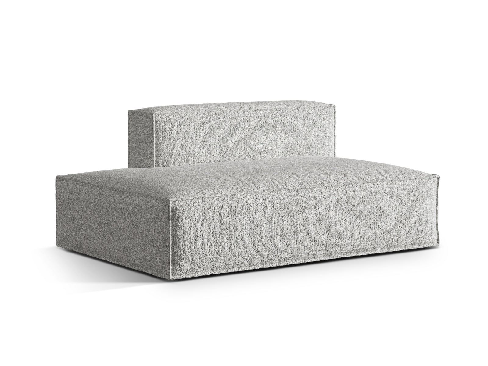 Entdecken Sie das Nuria Boucle 3-Sitzer Sofa links von Micadoni – elegantes, modulares Sofa für zeitgemässen Komfort und flexible Raumgestaltung.