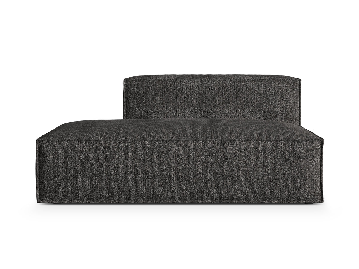 Nuria Boucle Modular Sofa links 3 Sitzer in Anthracite-Monet präsentiert im Onlineshop von KAQTU Design AG. Modulares Sofa ist von Micadoni