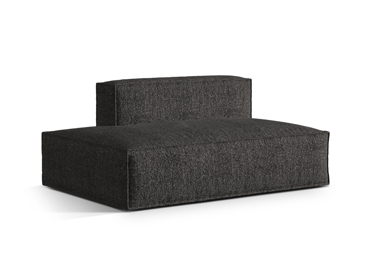 Nuria Boucle Modular Sofa links 3 Sitzer in Anthracite-Monet präsentiert im Onlineshop von KAQTU Design AG. Modulares Sofa ist von Micadoni
