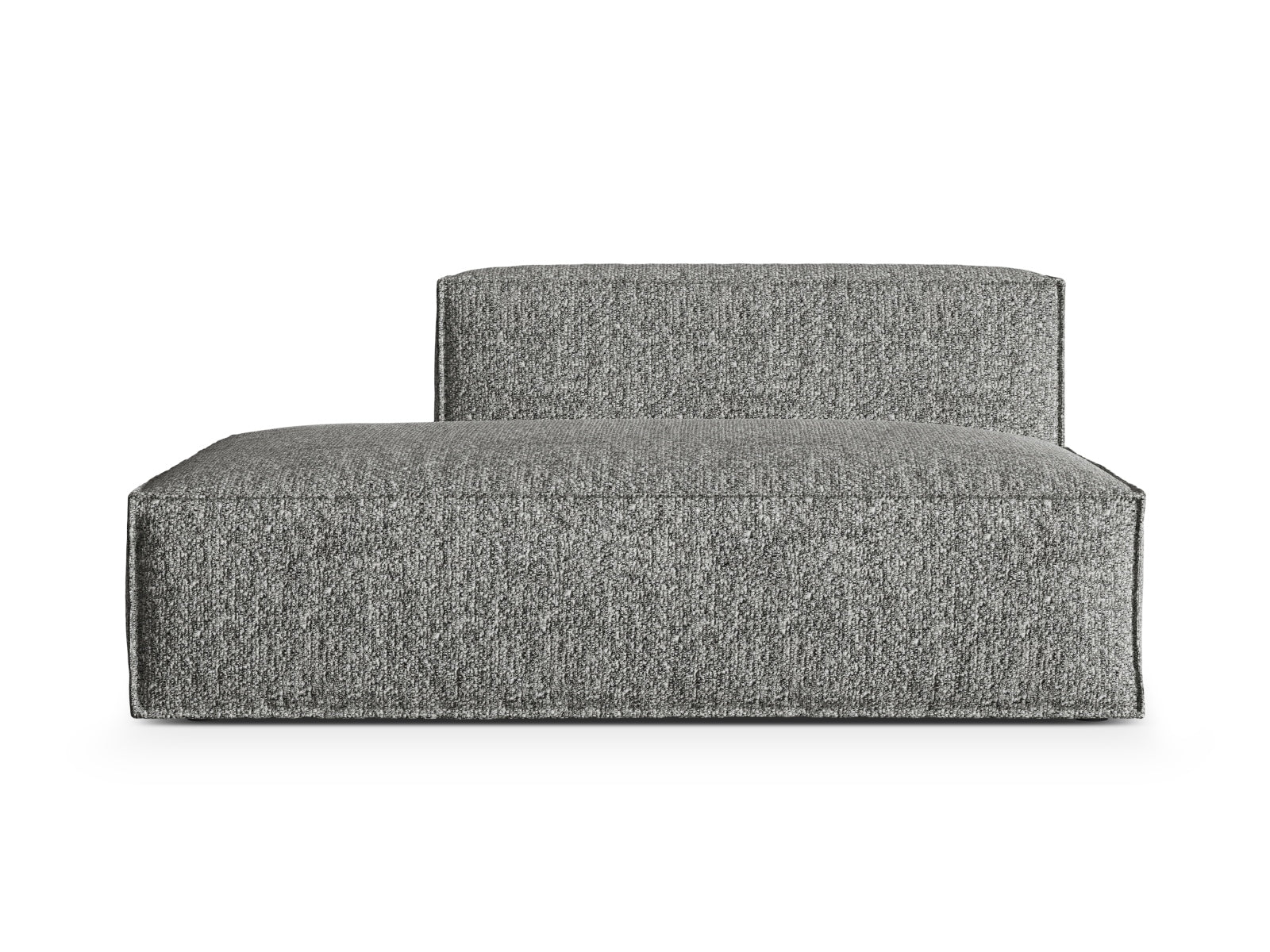 Nuria Boucle Modular Sofa links 3 Sitzer in Graphite präsentiert im Onlineshop von KAQTU Design AG. Modulares Sofa ist von Micadoni
