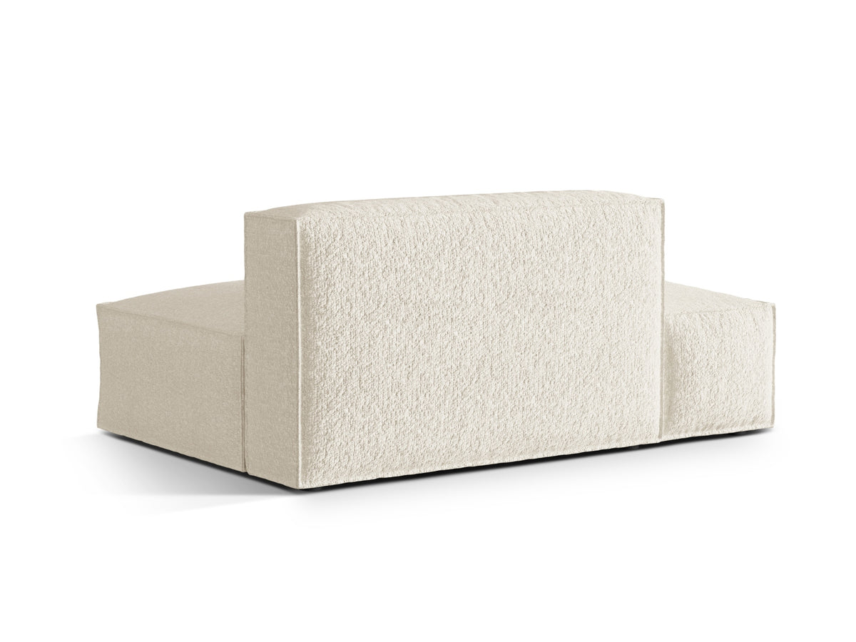 Nuria Boucle Modular Sofa links 3 Sitzer in Ivory-Monet präsentiert im Onlineshop von KAQTU Design AG. Modulares Sofa ist von Micadoni