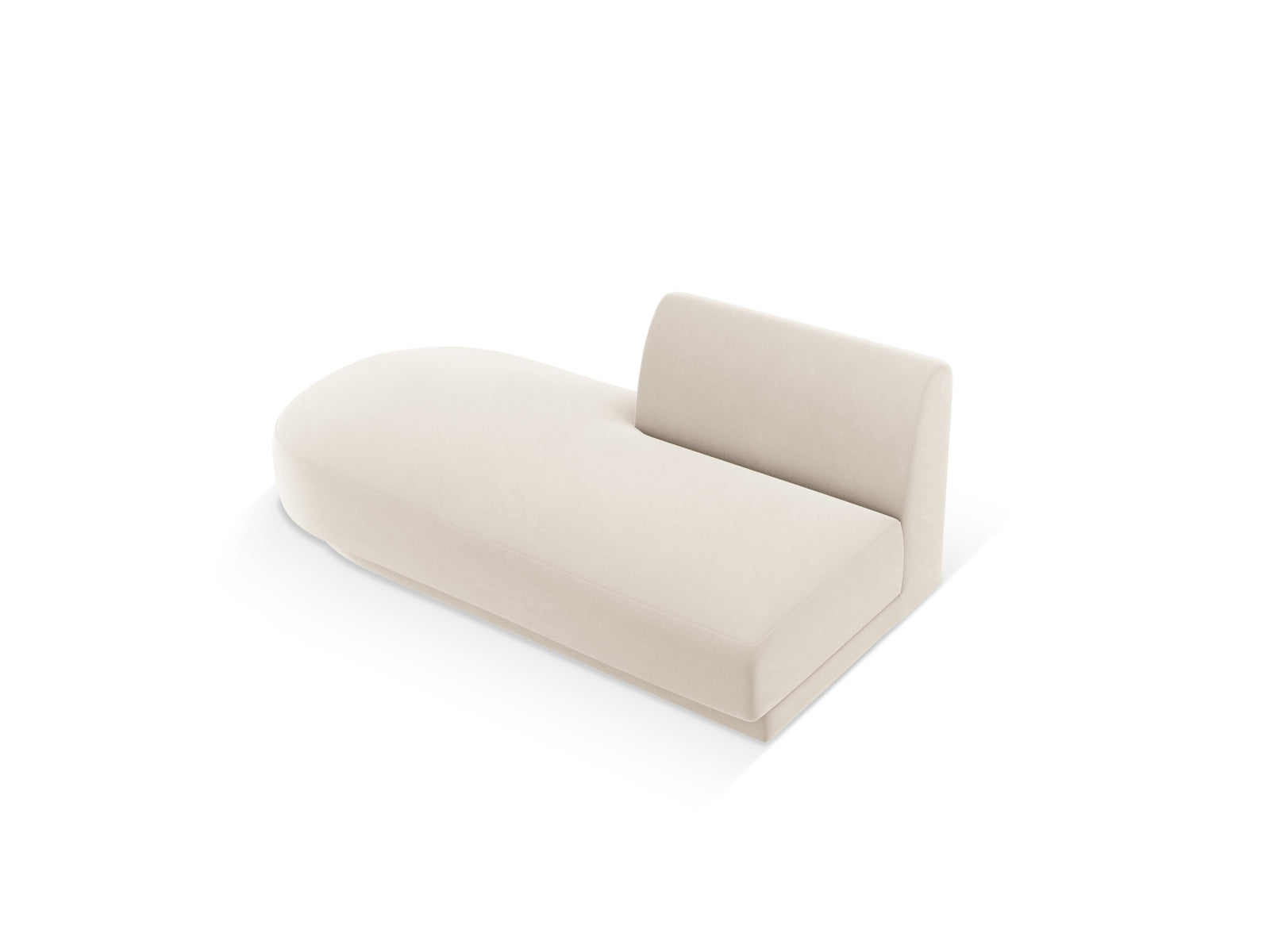 Miley Sitting Module Open links 2 Sitzer in Light Beige präsentiert im Onlineshop von KAQTU Design AG. Modulares Sofa ist von Micadoni