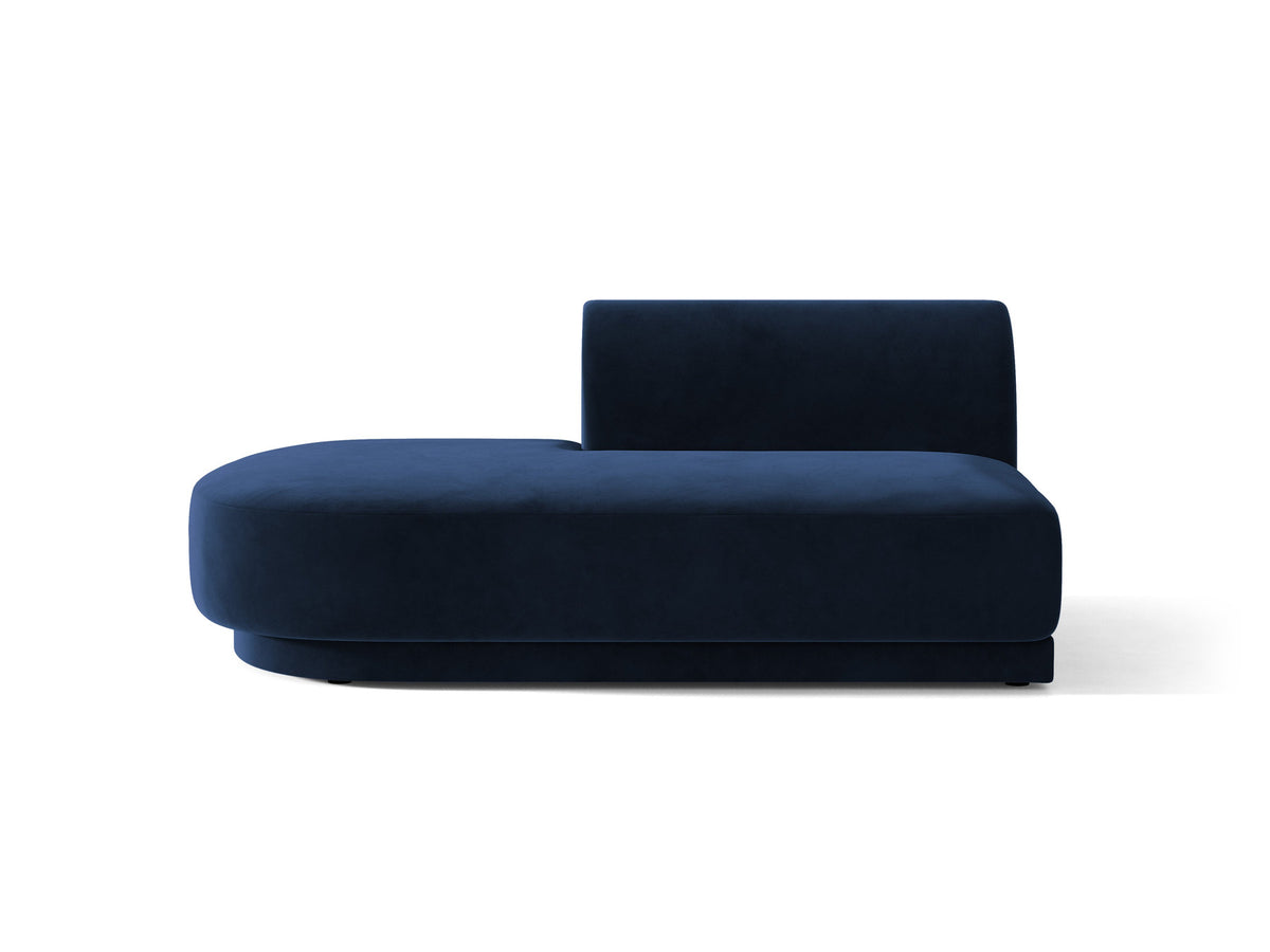 Miley Sitting Module Open links 2 Sitzer in Royal Blue-Bluvel präsentiert im Onlineshop von KAQTU Design AG. Modulares Sofa ist von Micadoni