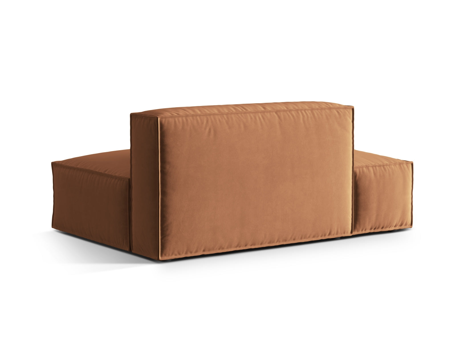 Nuria Velour links Modular Sofa 3 Sitzer in Honey-Paris präsentiert im Onlineshop von KAQTU Design AG. Modulares Sofa ist von Micadoni