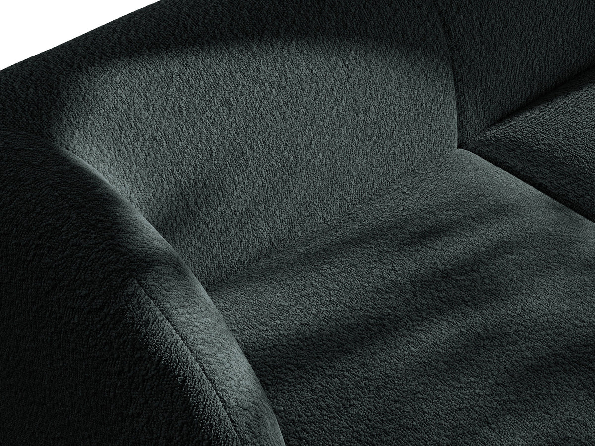 Miley Sitting Module Open rechts 2 Sitzer in Black-Baloo präsentiert im Onlineshop von KAQTU Design AG. Modulares Sofa ist von Micadoni
