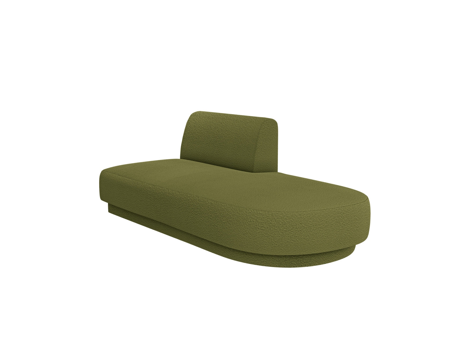 Miley Sitting Module Open rechts 2 Sitzer in Dark Olive Green-Baloo präsentiert im Onlineshop von KAQTU Design AG. Modulares Sofa ist von Micadoni