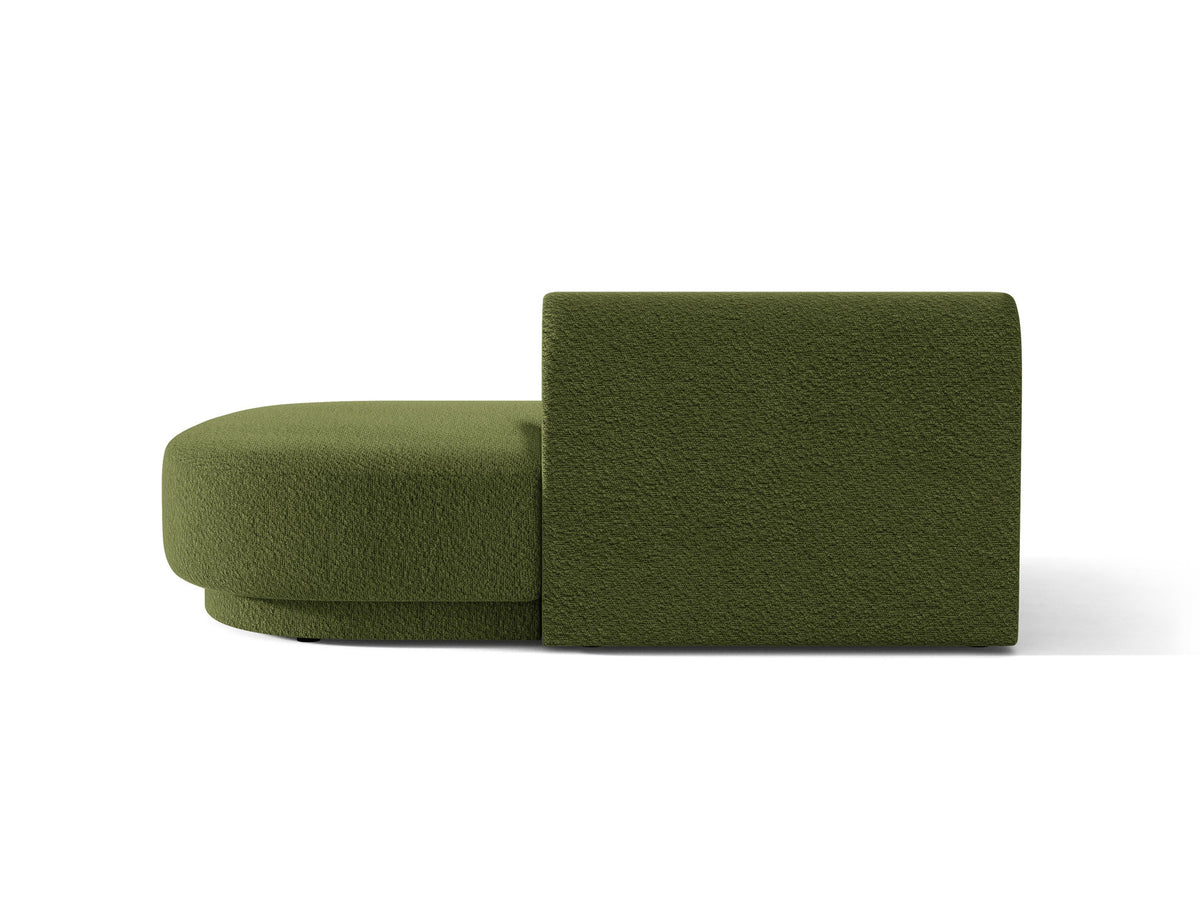 Miley Sitting Module Open rechts 2 Sitzer in Dark Olive Green-Baloo präsentiert im Onlineshop von KAQTU Design AG. Modulares Sofa ist von Micadoni