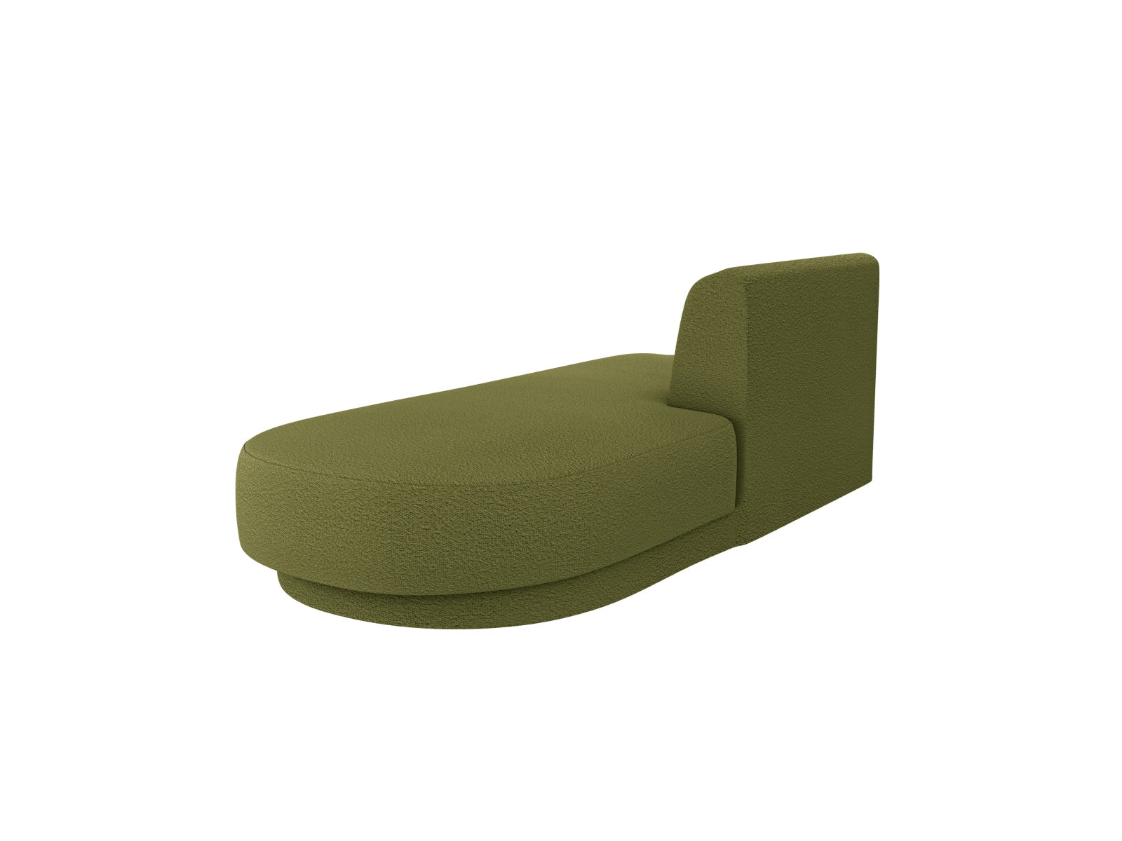 Miley Sitting Module Open rechts 2 Sitzer in Dark Olive Green präsentiert im Onlineshop von KAQTU Design AG. Modulares Sofa ist von Micadoni