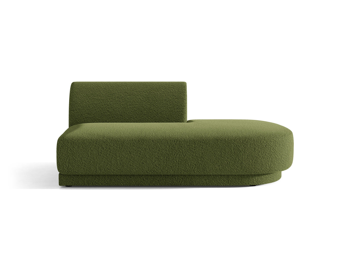 Miley Sitting Module Open rechts 2 Sitzer in Dark Olive Green-Baloo präsentiert im Onlineshop von KAQTU Design AG. Modulares Sofa ist von Micadoni