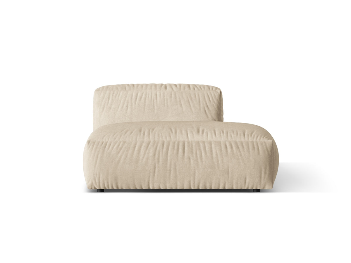 Martina Sofa rechts 2 Sitzer in Light Beige-Vogue präsentiert im Onlineshop von KAQTU Design AG. L-Sofa rechts ist von Micadoni