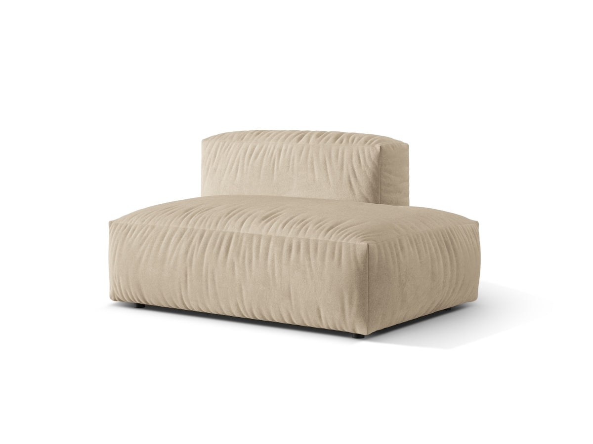 Martina Sofa rechts 2 Sitzer in Light Beige-Vogue präsentiert im Onlineshop von KAQTU Design AG. L-Sofa rechts ist von Micadoni
