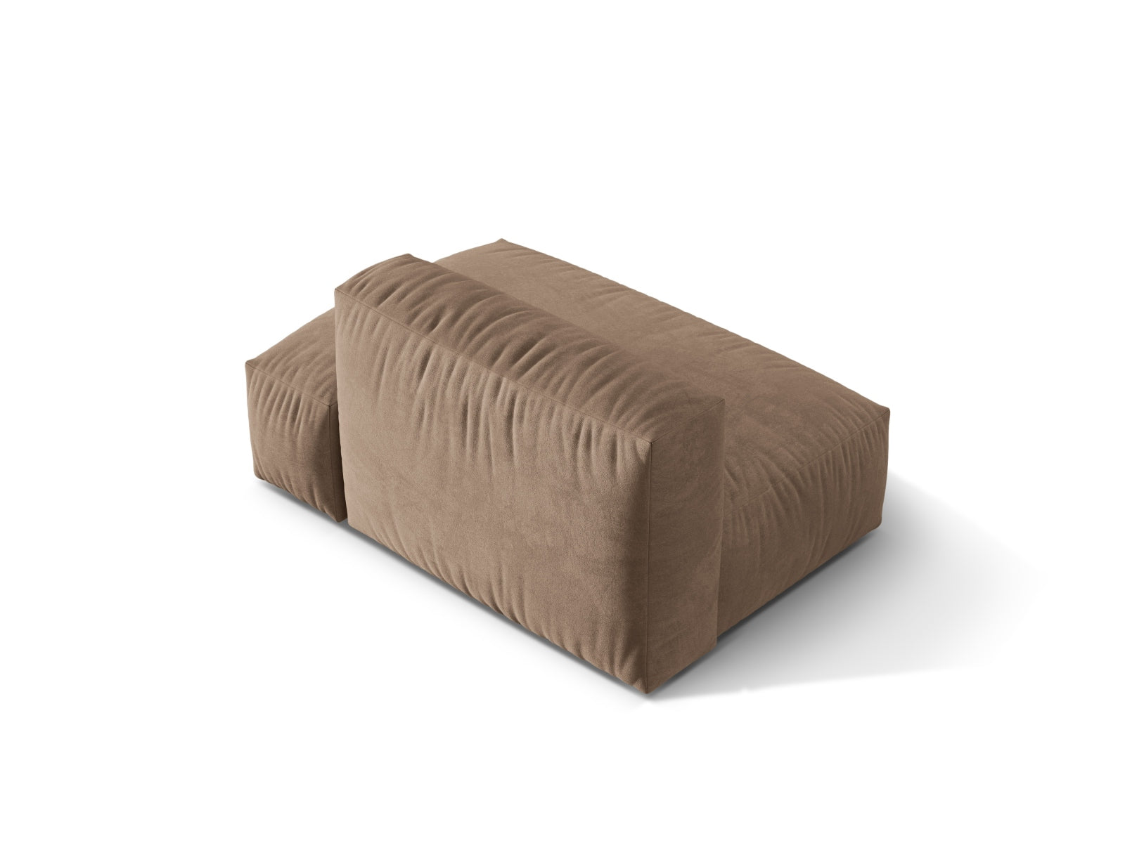 Modernes 2-Sitzer Sofa Martina in edlem Dark Beige-Vogue, perfekt für stilvolle Wohnzimmer. Hochwertige Materialien von Micadoni.