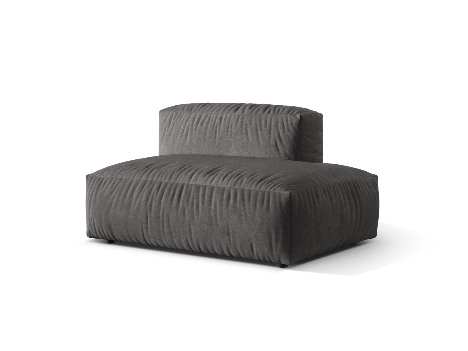 Elegantes Martina Sofa rechts, 2-Sitzer in Grey-Vogue, ideal für stilvolle Wohnräume. Hochwertige Verarbeitung von Micadoni.