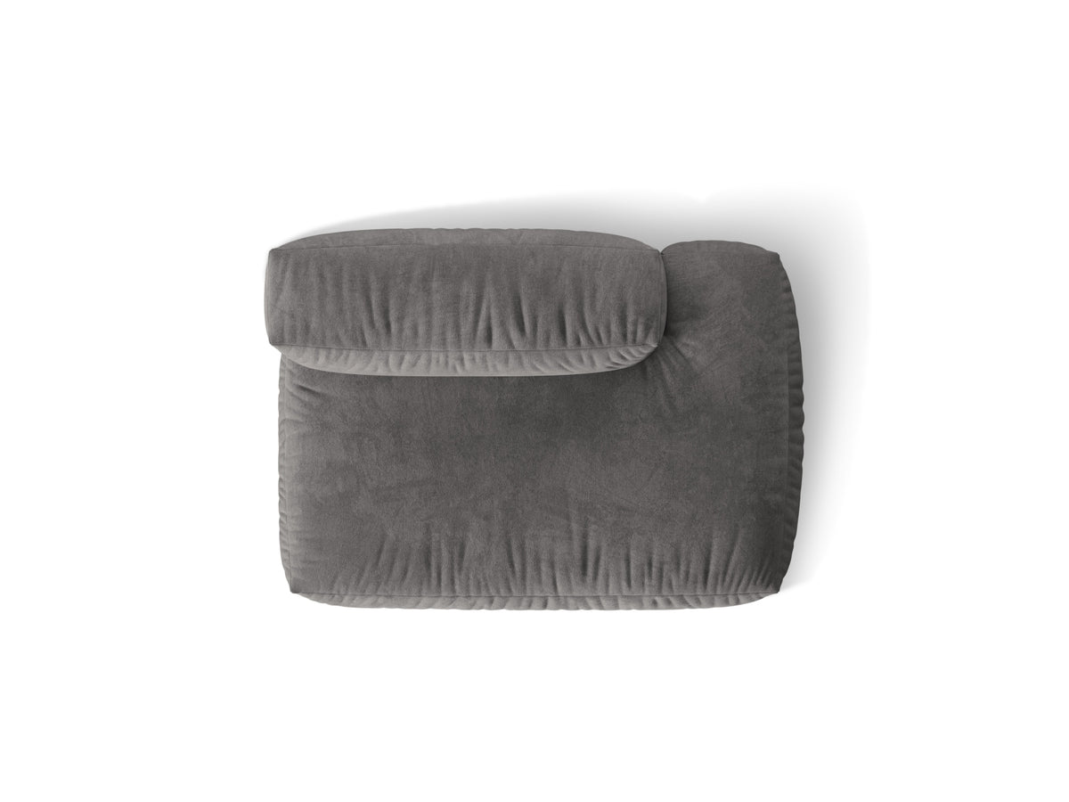 Martina Sofa rechts 2 Sitzer in Grey-Vogue präsentiert im Onlineshop von KAQTU Design AG. L-Sofa rechts ist von Micadoni
