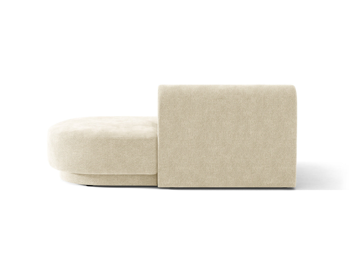 Miley Sitting Module Open rechts 2 Sitzer in Light Beige-Haga präsentiert im Onlineshop von KAQTU Design AG. Modulares Sofa ist von Micadoni