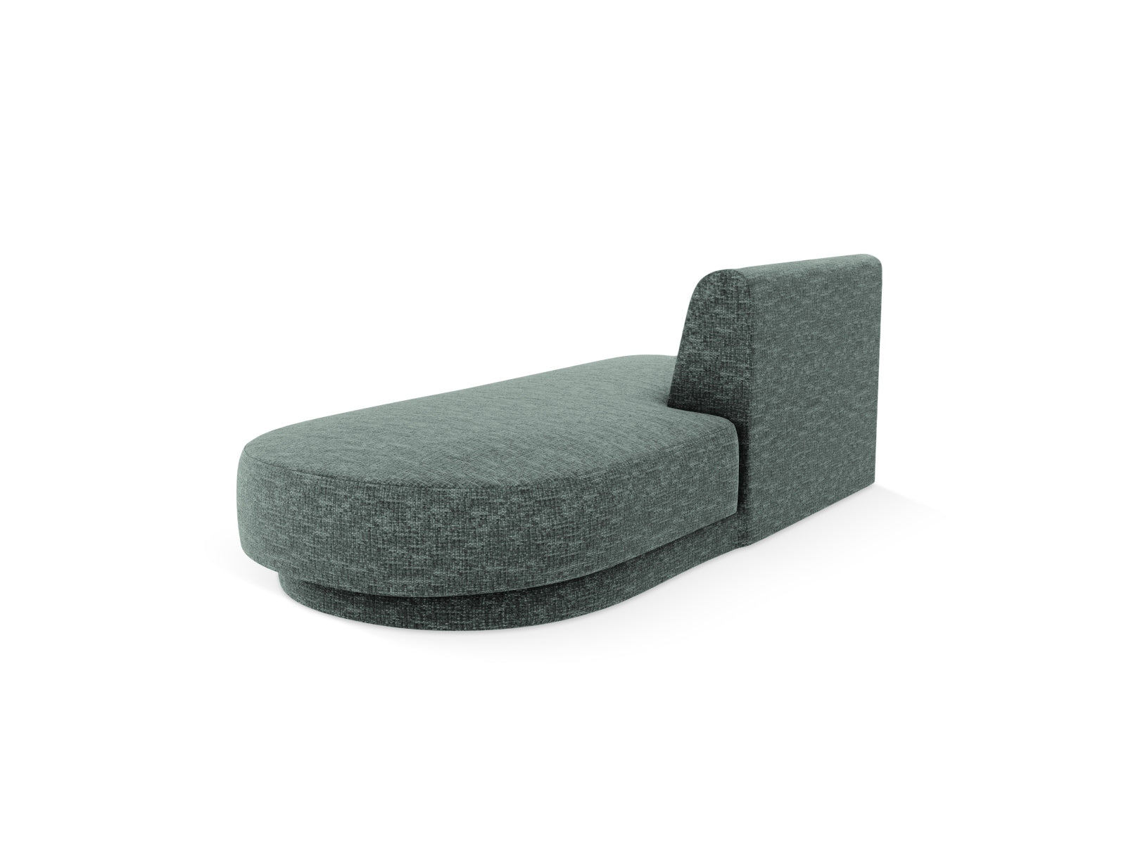 Elegantes Miley Sitting Module Open rechts, 2-Sitzer in Petrol-Haga, ideal für stilvolle Wohnräume. Modulares Sofa von Micadoni.
