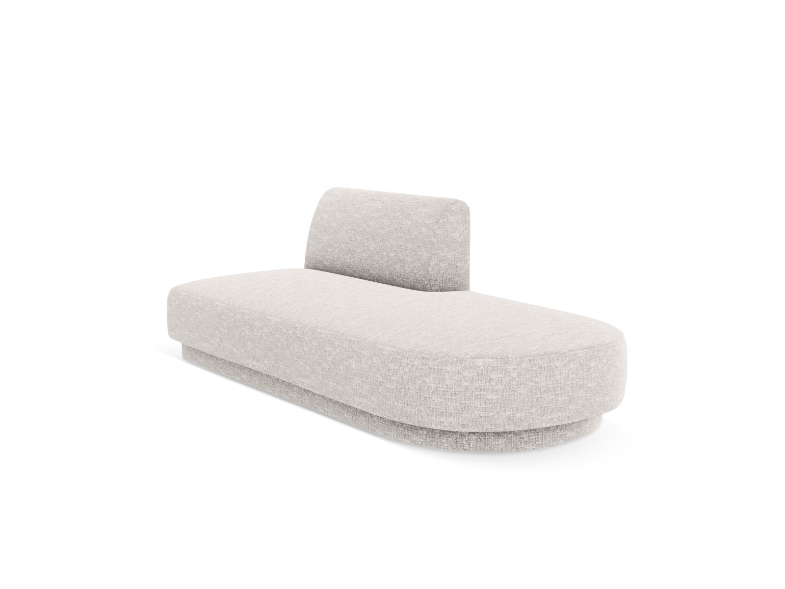 Miley Sitting Module Open rechts 2 Sitzer in Light Grey-Haga präsentiert im Onlineshop von KAQTU Design AG. Modulares Sofa ist von Micadoni