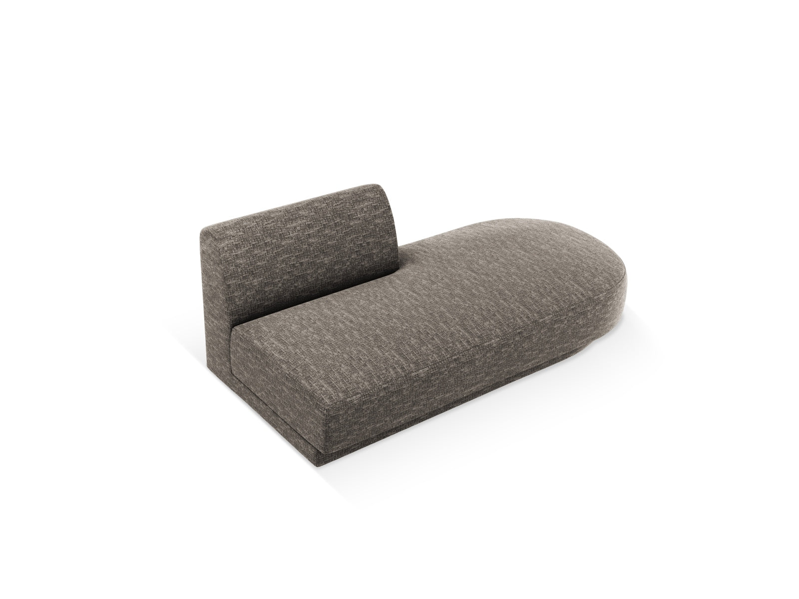 Miley Sitting Module Open rechts 2 Sitzer in Grey präsentiert im Onlineshop von KAQTU Design AG. Modulares Sofa ist von Micadoni