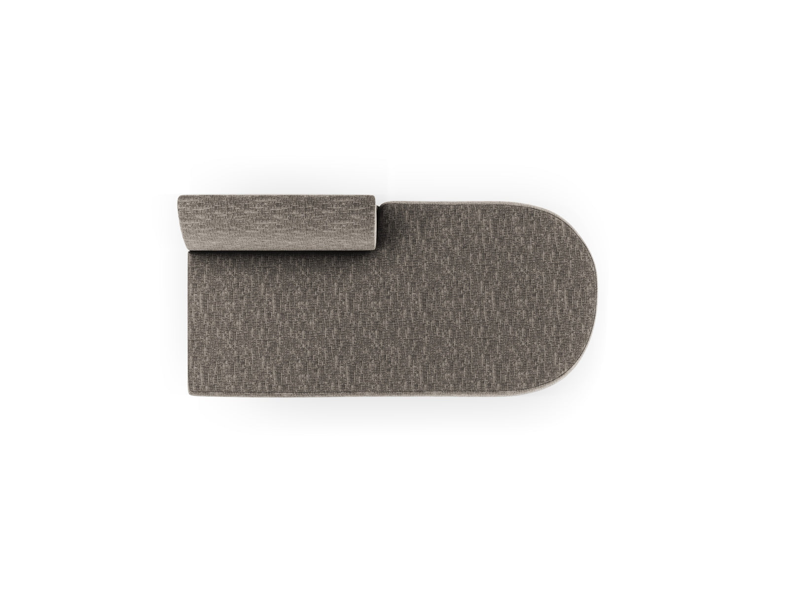 Miley Sitting Module Open rechts 2 Sitzer in Grey präsentiert im Onlineshop von KAQTU Design AG. Modulares Sofa ist von Micadoni