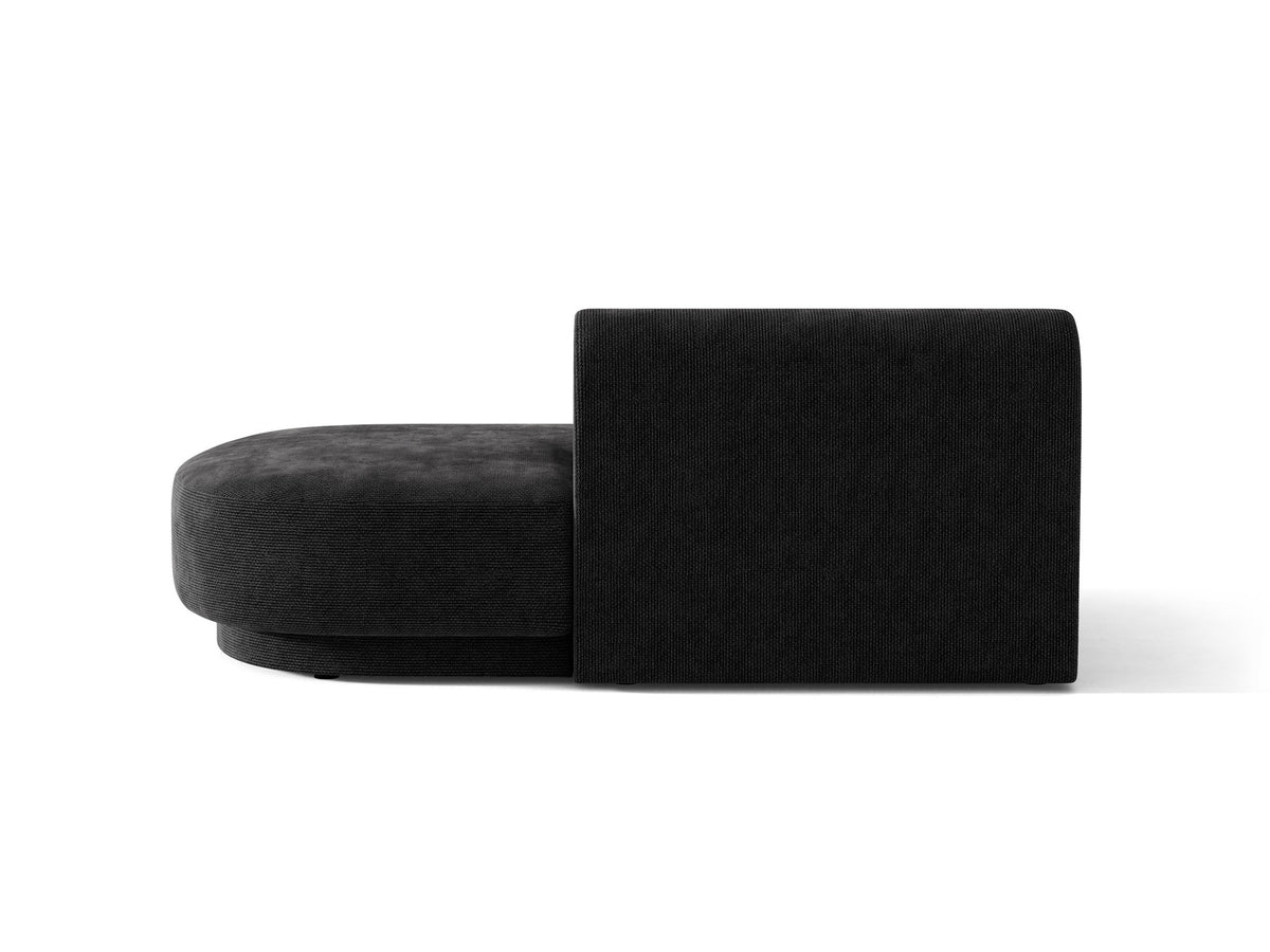 Miley Sitting Module Open rechts 2 Sitzer in Black-Haga präsentiert im Onlineshop von KAQTU Design AG. Modulares Sofa ist von Micadoni