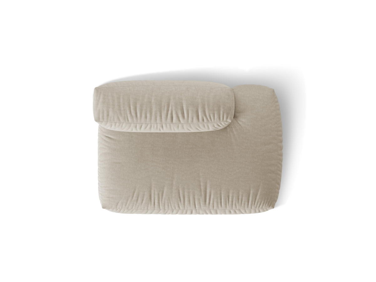 Martina Sofa rechts 2 Sitzer in Light Beige-Boston präsentiert im Onlineshop von KAQTU Design AG. L-Sofa rechts ist von Micadoni