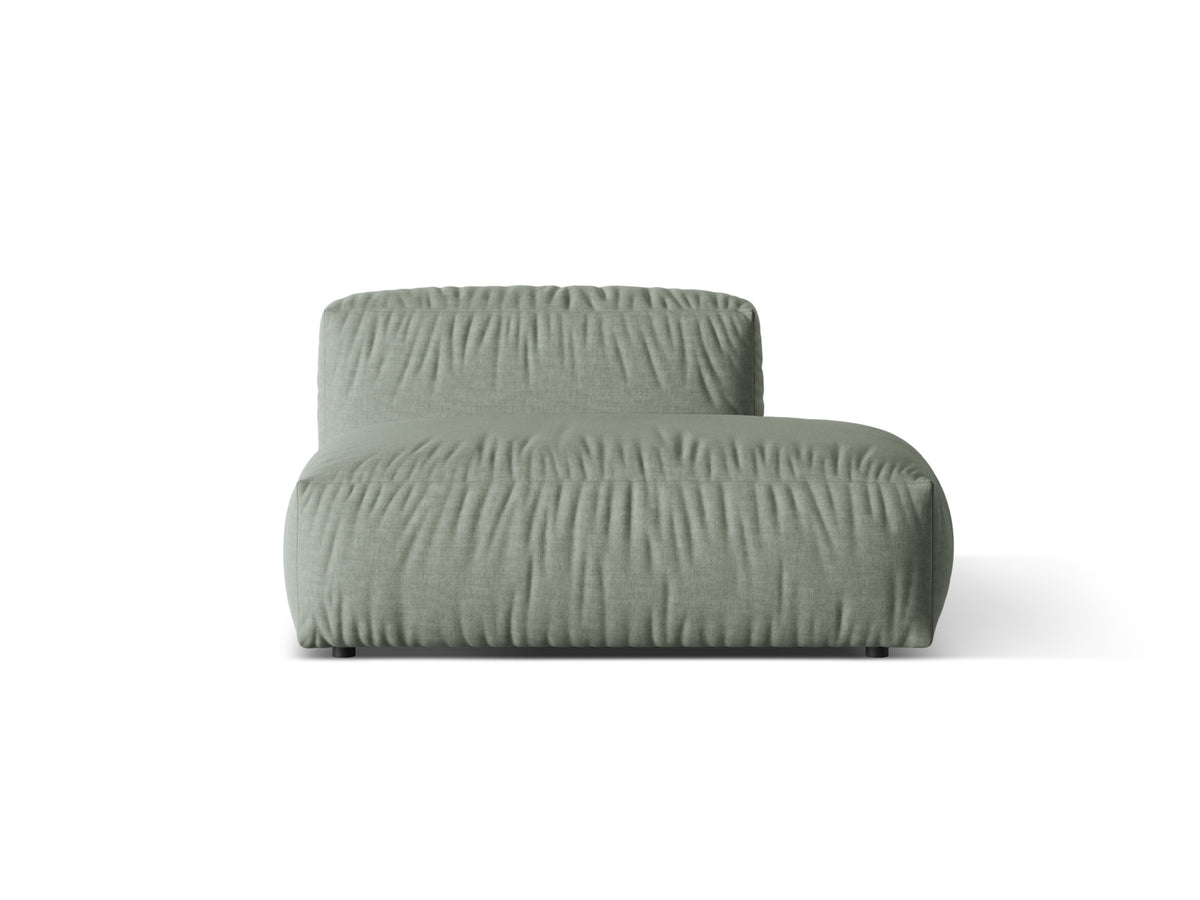 Martina Sofa rechts 2 Sitzer in Moss Green-Boston präsentiert im Onlineshop von KAQTU Design AG. L-Sofa rechts ist von Micadoni