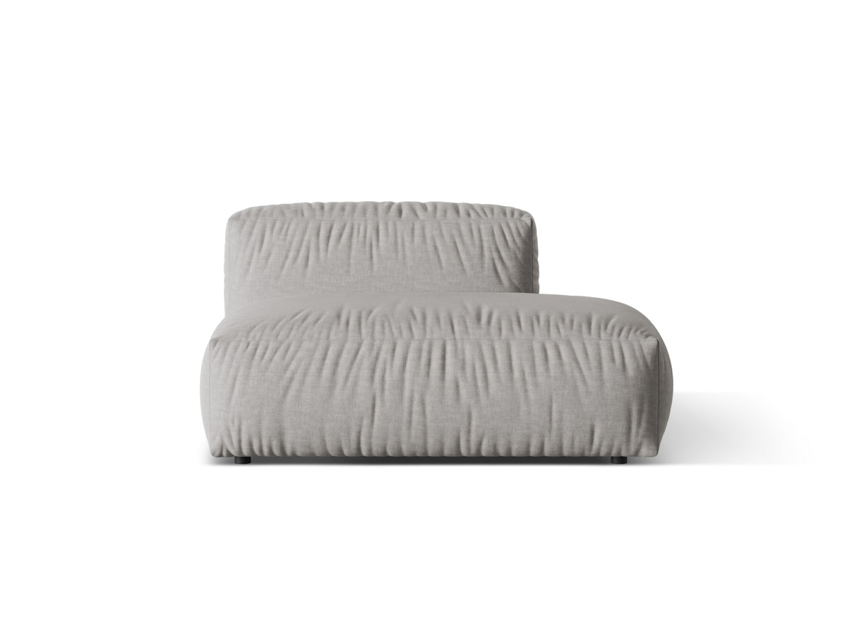 Martina Sofa rechts 2 Sitzer in Light Grey-Boston präsentiert im Onlineshop von KAQTU Design AG. L-Sofa rechts ist von Micadoni