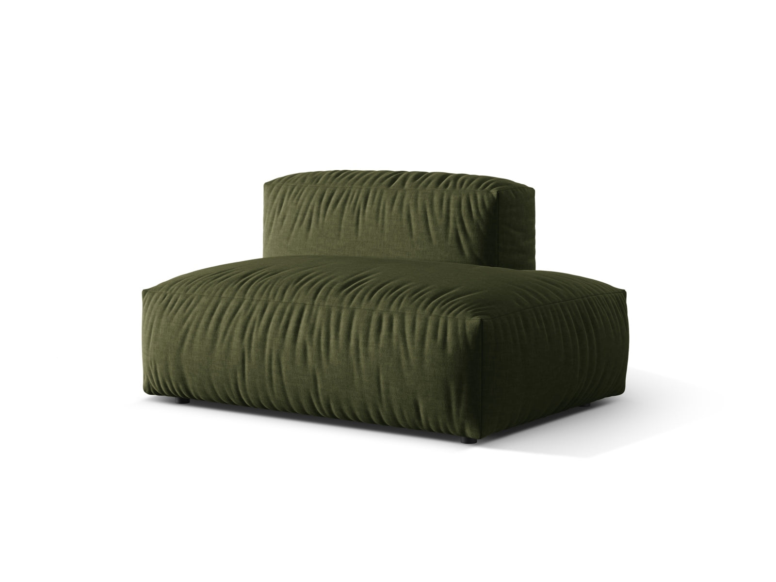 Elegantes Martina Sofa rechts, 2-Sitzer in stilvollem Green-Boston, ideal für moderne Wohnräume. Hochwertige Verarbeitung von Micadoni.
