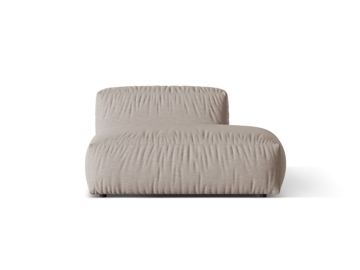 Martina Sofa rechts 2 Sitzer in Dark Beige-Boston präsentiert im Onlineshop von KAQTU Design AG. L-Sofa rechts ist von Micadoni