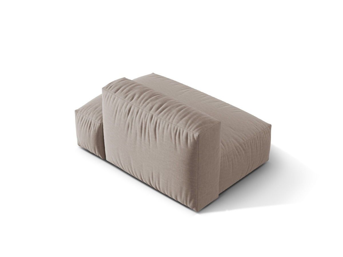 Martina Sofa rechts 2 Sitzer in Dark Beige-Boston präsentiert im Onlineshop von KAQTU Design AG. L-Sofa rechts ist von Micadoni