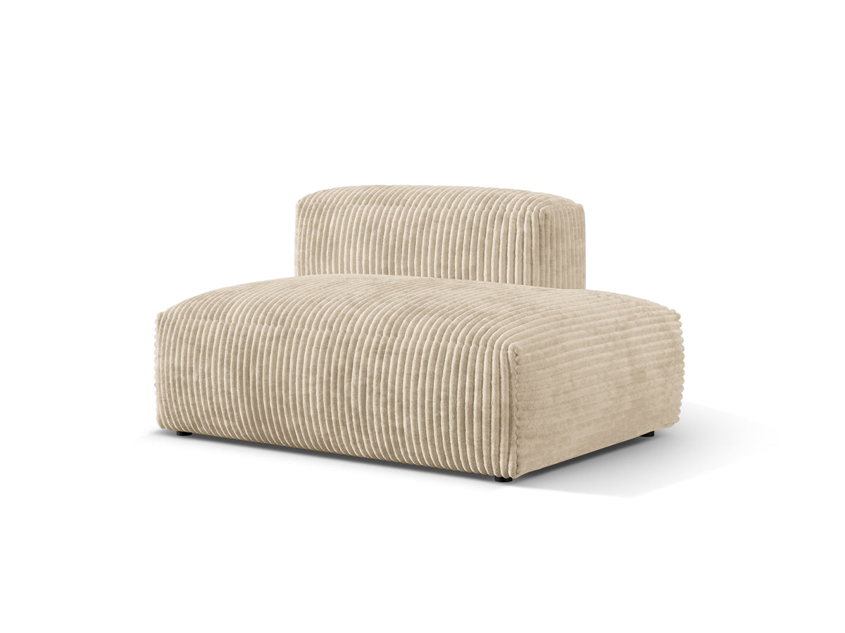 Martina Sofa rechts 2 Sitzer in Light Beige-Tilia präsentiert im Onlineshop von KAQTU Design AG. L-Sofa rechts ist von Micadoni