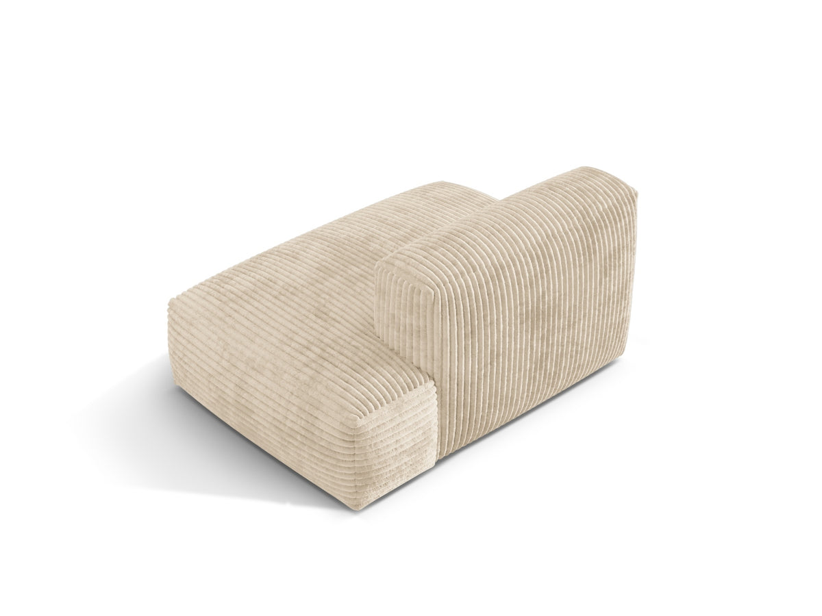 Martina Sofa rechts 2 Sitzer in Light Beige-Tilia präsentiert im Onlineshop von KAQTU Design AG. L-Sofa rechts ist von Micadoni