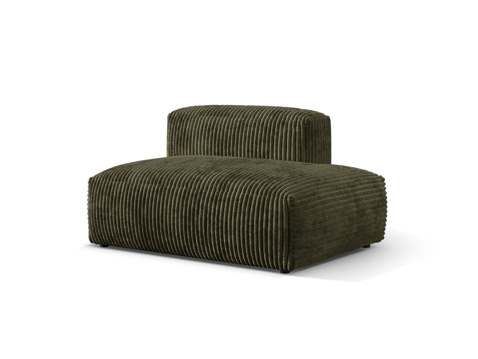 Elegantes Martina Sofa rechts im 2-Sitzer-Design, in der Farbe Moss Green-Tilia, ideal für stilvolle Wohnräume.