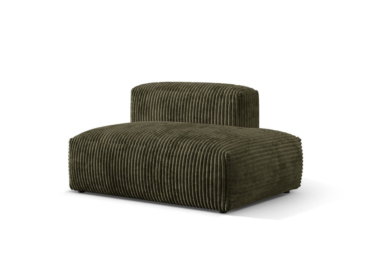 Martina Sofa rechts 2 Sitzer in Moss Green-Tilia präsentiert im Onlineshop von KAQTU Design AG. L-Sofa rechts ist von Micadoni