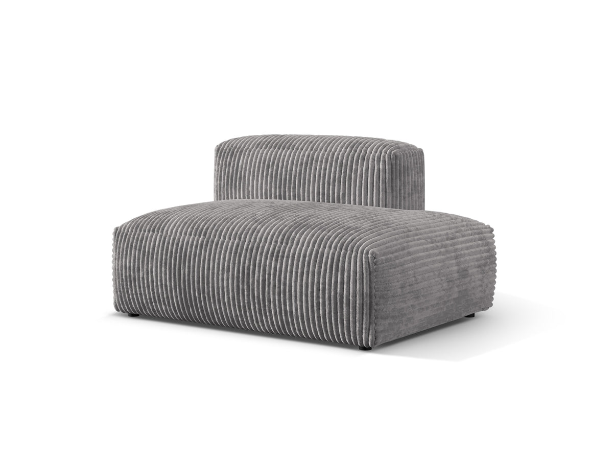 Martina Sofa rechts 2 Sitzer in Light Grey-Tilia präsentiert im Onlineshop von KAQTU Design AG. L-Sofa rechts ist von Micadoni