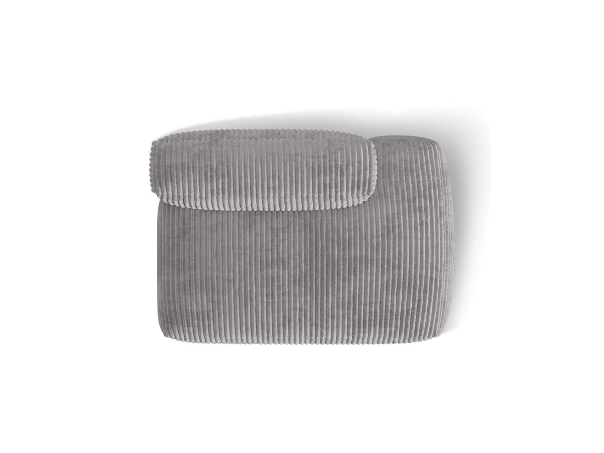 Martina Sofa rechts 2 Sitzer in Light Grey-Tilia präsentiert im Onlineshop von KAQTU Design AG. L-Sofa rechts ist von Micadoni