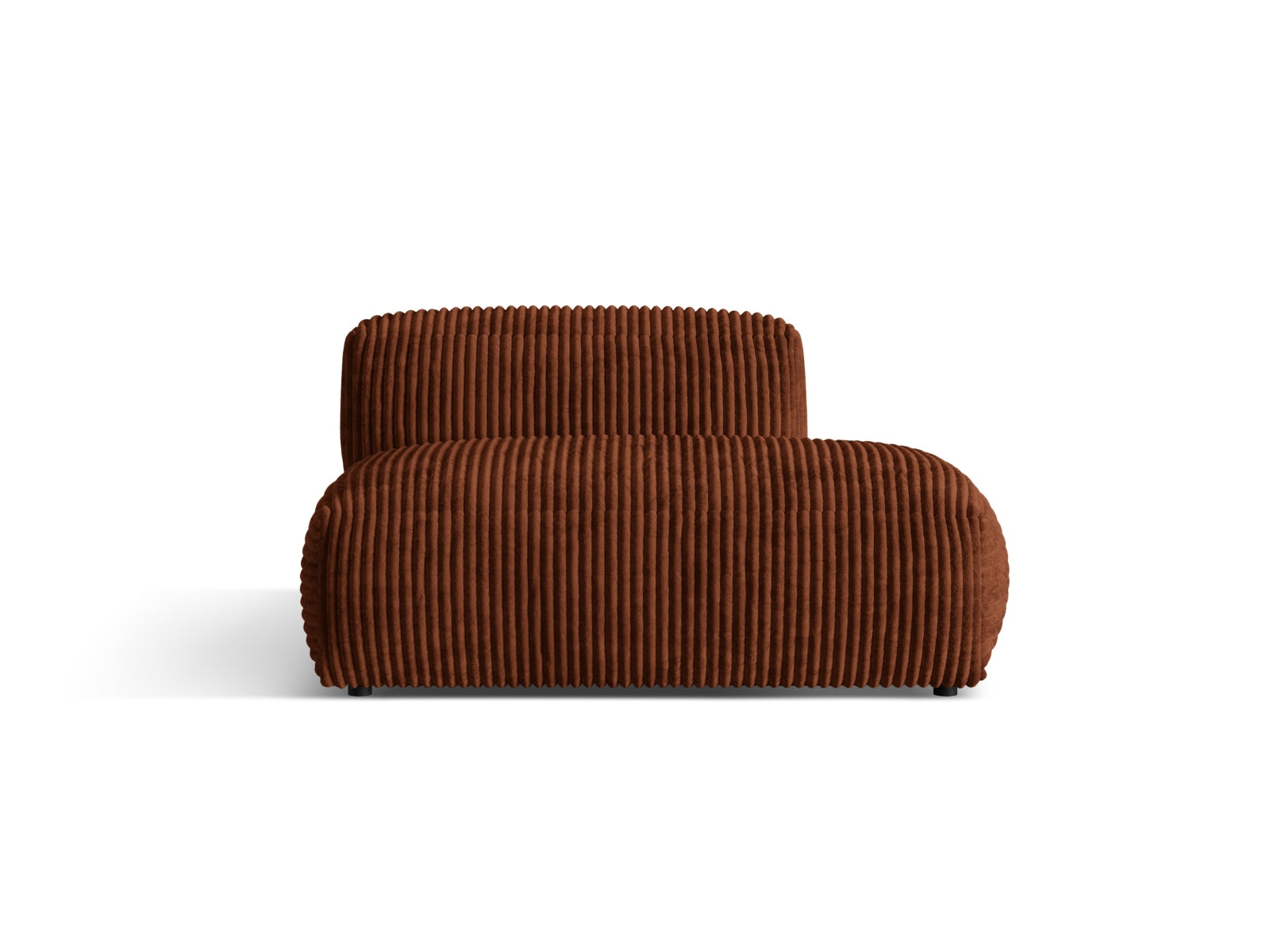 Martina Sofa rechts 2 Sitzer in Brick präsentiert im Onlineshop von KAQTU Design AG. L-Sofa rechts ist von Micadoni