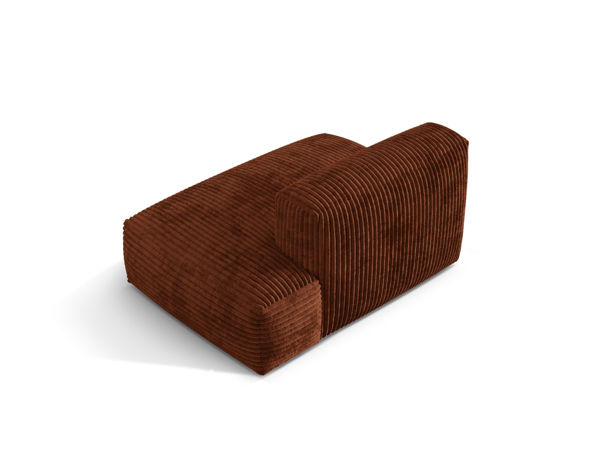 Martina Sofa rechts 2 Sitzer in Brick-Tilia präsentiert im Onlineshop von KAQTU Design AG. L-Sofa rechts ist von Micadoni
