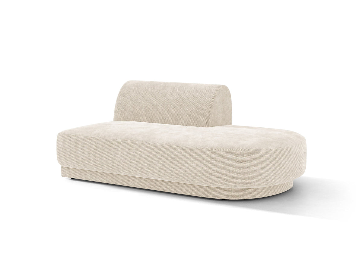 Miley Sitting Module Open rechts 2 Sitzer in Ivory-Eden präsentiert im Onlineshop von KAQTU Design AG. Modulares Sofa ist von Micadoni