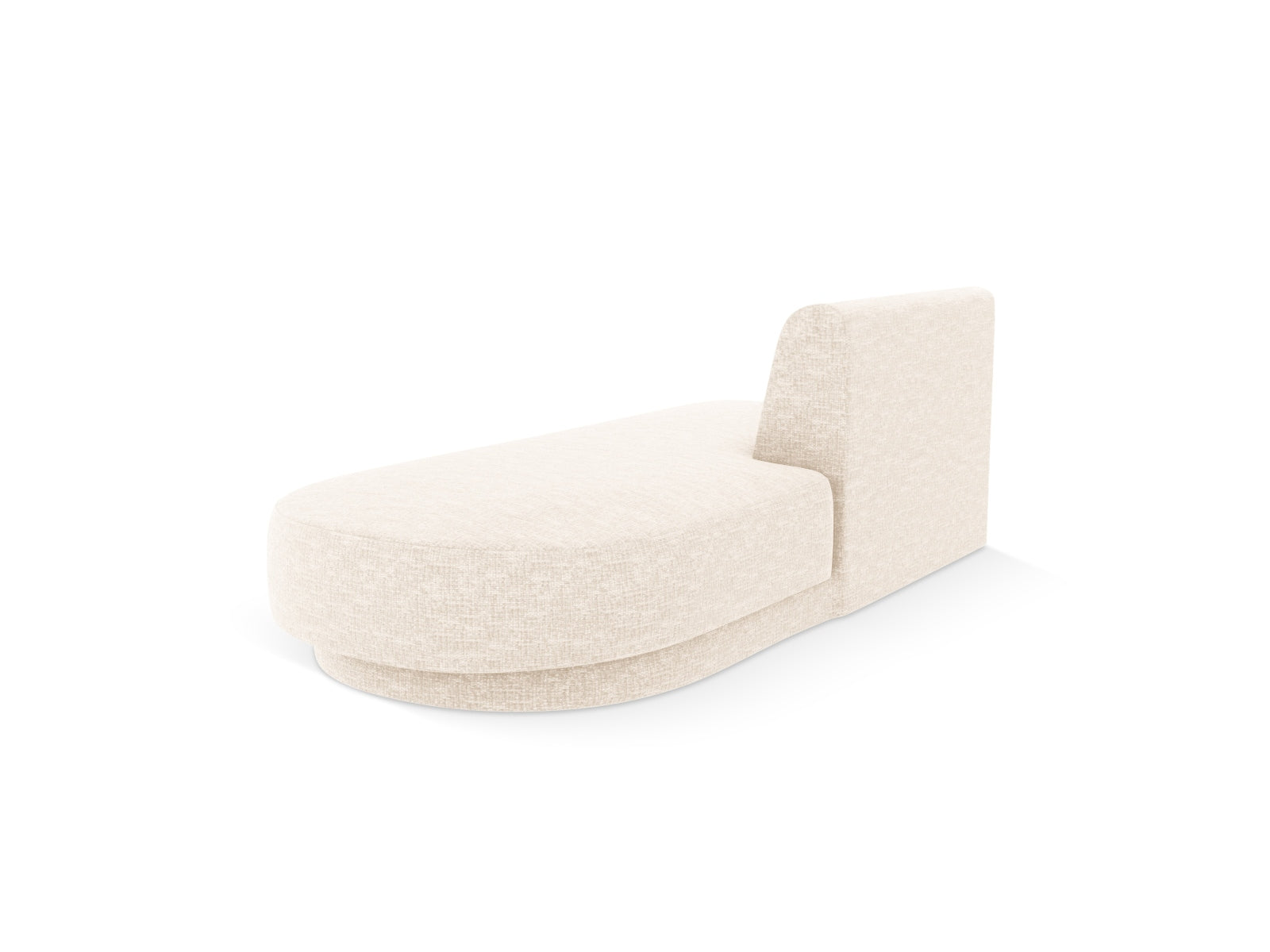 Elegantes Miley Sitting Module Open rechts, 2-Sitzer Sofa in Ivory-Eden, ideal für stilvolle Wohnräume. Modulares Design von Micadoni.