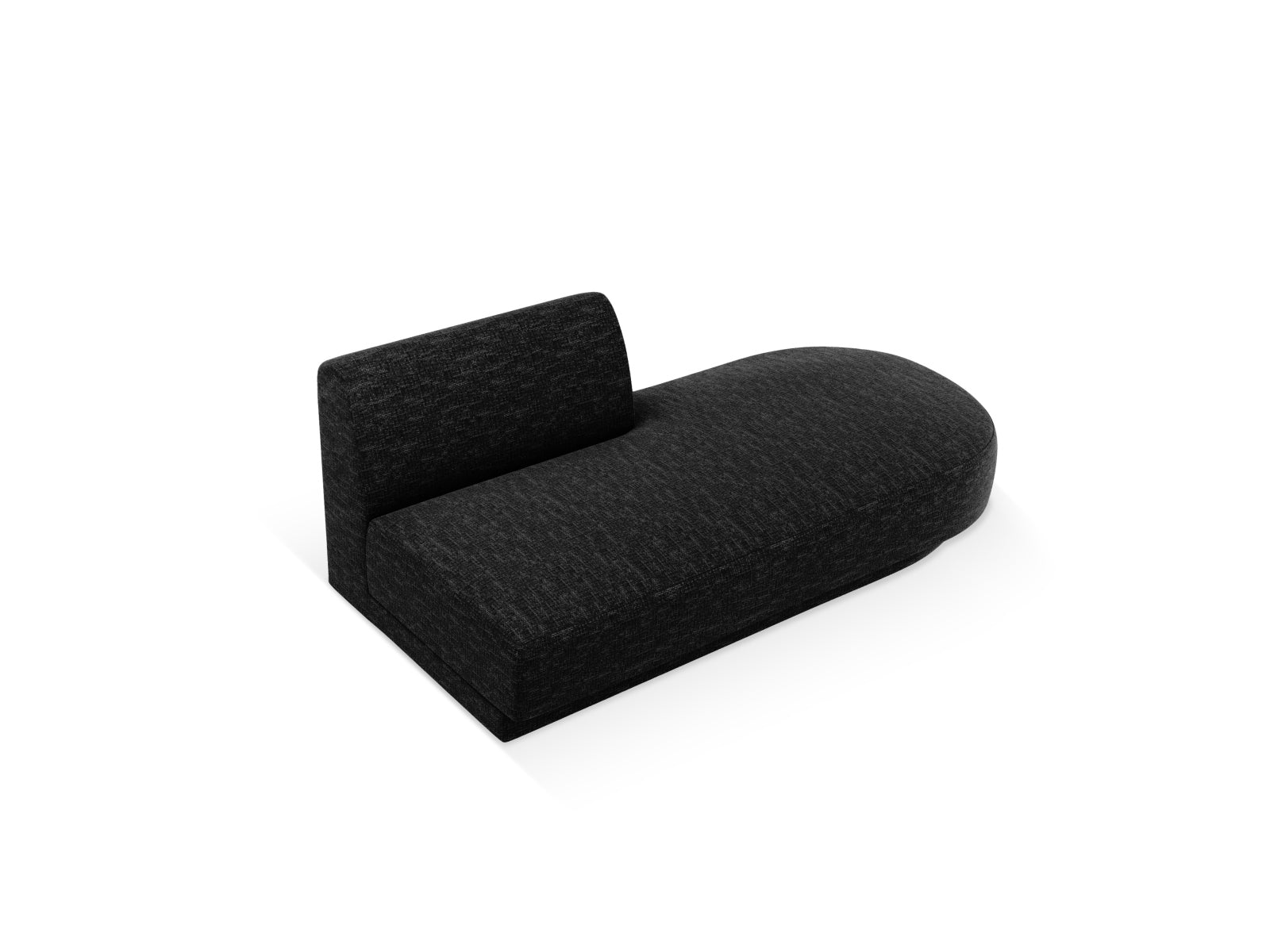 Modernes 2-Sitzer Miley Sitting Module Open rechts in Anthrazit-Eden, perfekt für flexible Raumgestaltungen und gemütliche Sitzgelegenheiten.